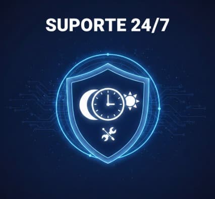 Suporte 24/7 especializado